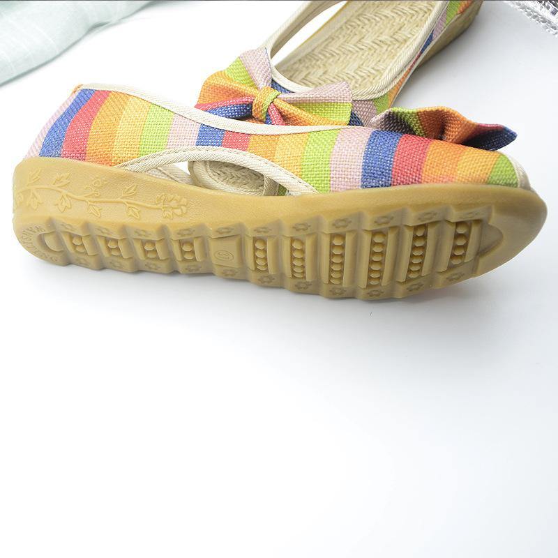 Blue Striped Best Sandals for Walking Hiking Sandals