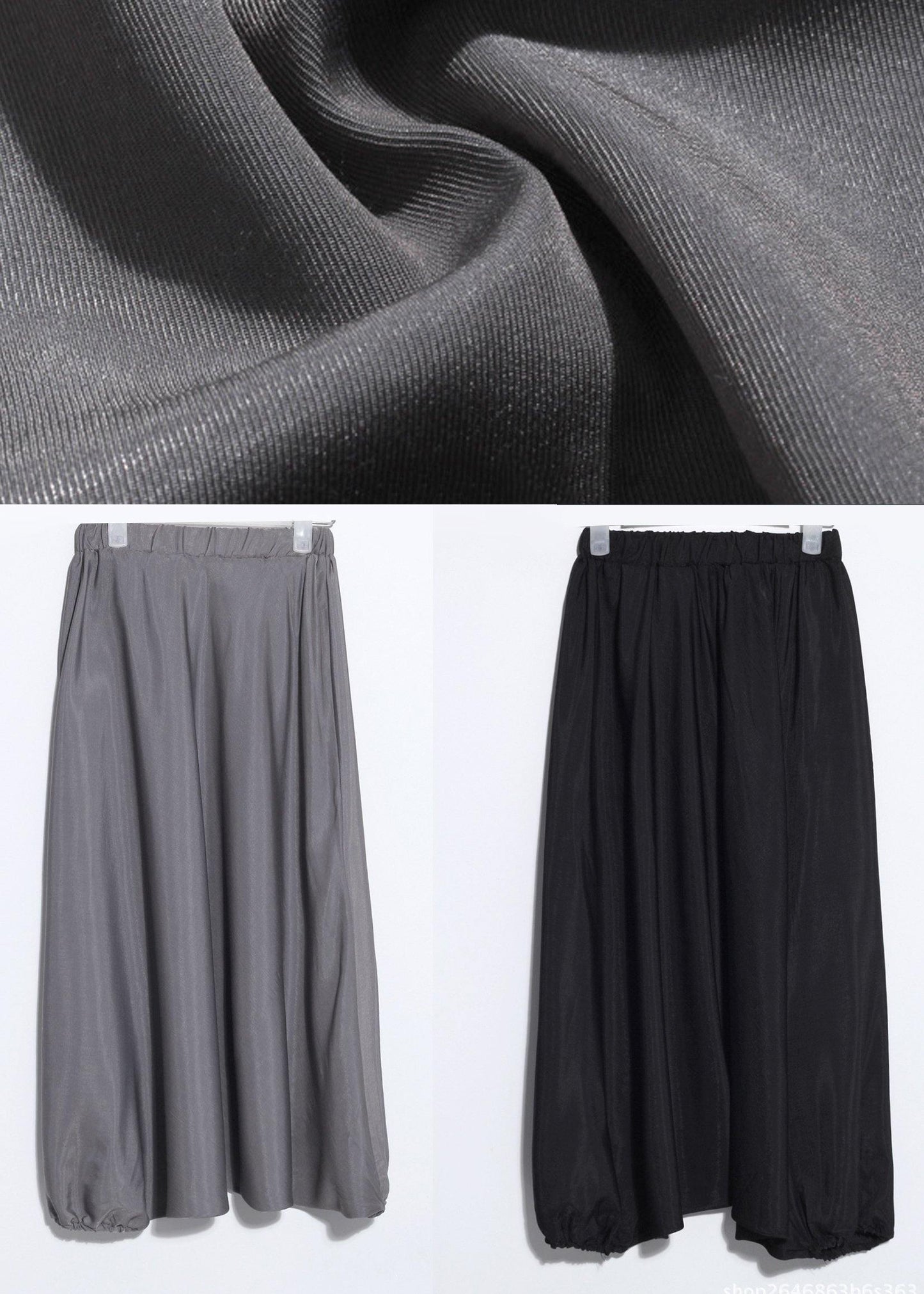 New Black Loose Low Crotch Harem Pants