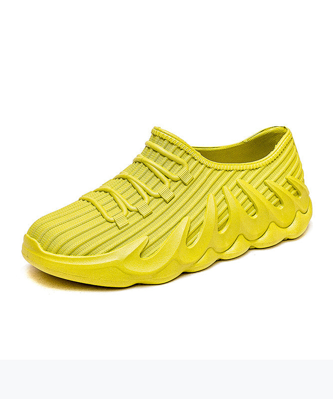 Yellow Low Help Comfortable Flat Shoes for