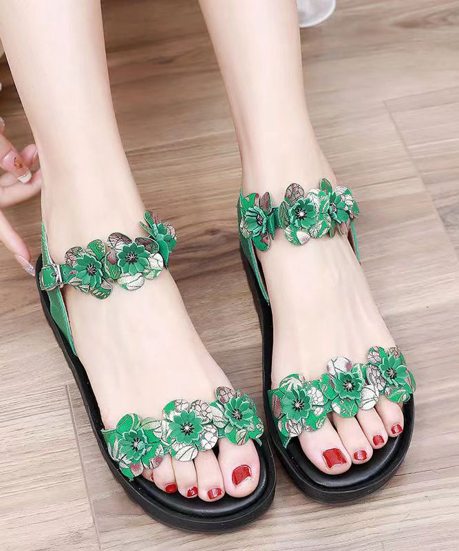 Yellow Sandals Platform Faux Leather Splicing