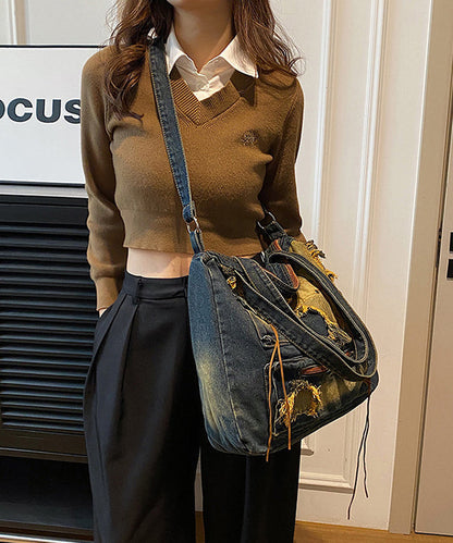 New Denim Large Capacity Shoulder Bag