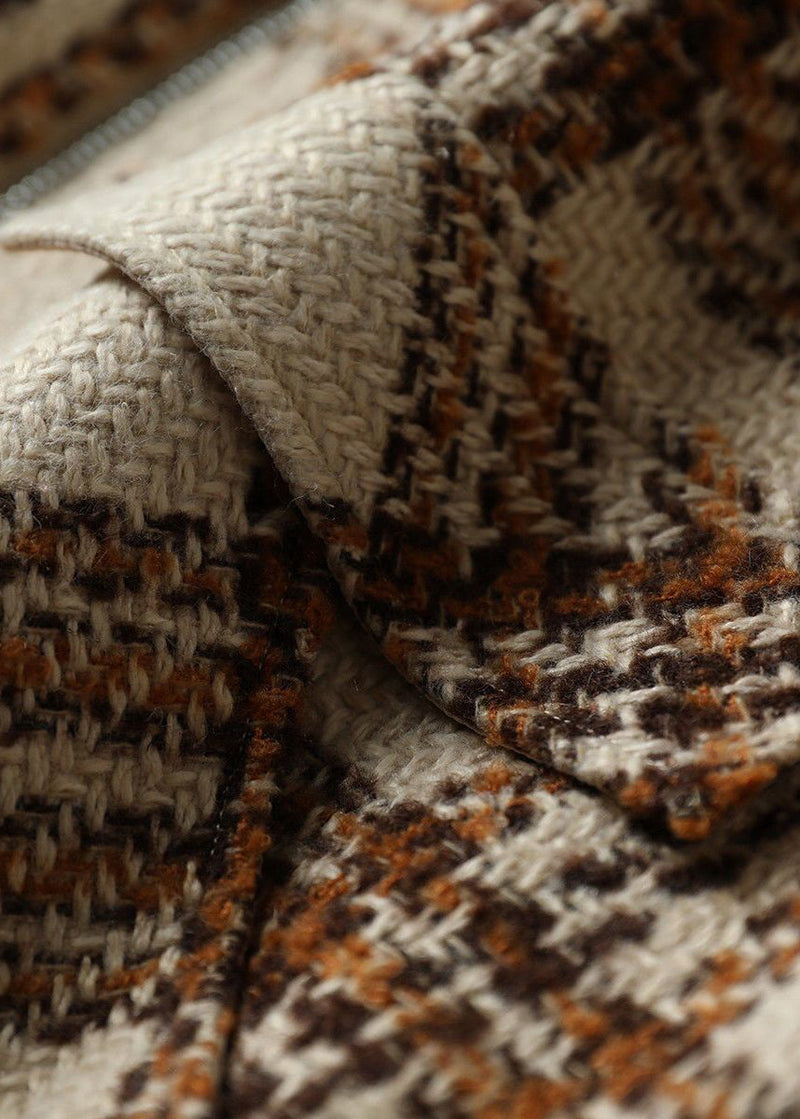 Coffee Thick Patchwork Teddy Faux Fur Coats Winter