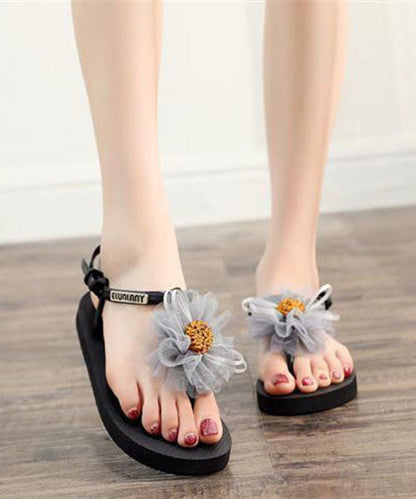 Comfy Splicing Flip Flops Sandals Purple