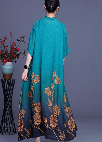 Summer Silk Wrinkle Print Cardigan + Irregular Vest Skirt Two Piece Set