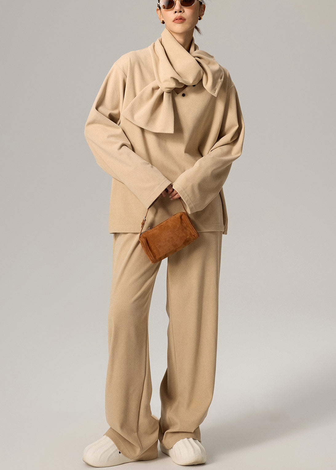 Light Camel Original Design Cotton Three Pieces Set