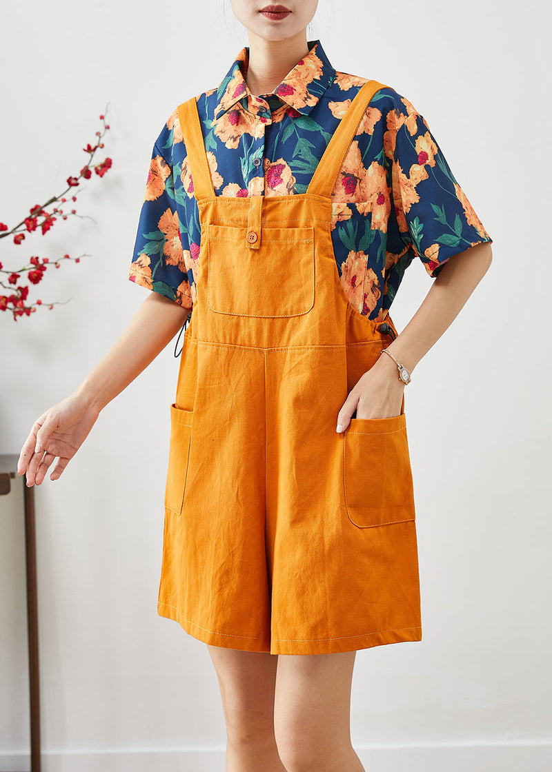 Oversized Print Cotton Two Pieces Set Fall