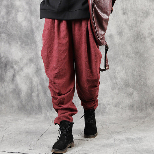 Mulberry Pockets Fall Linen Pants