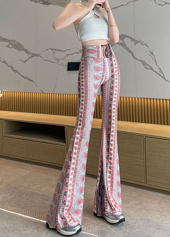Pink Butt Scrunch Bell Bottom Leggings