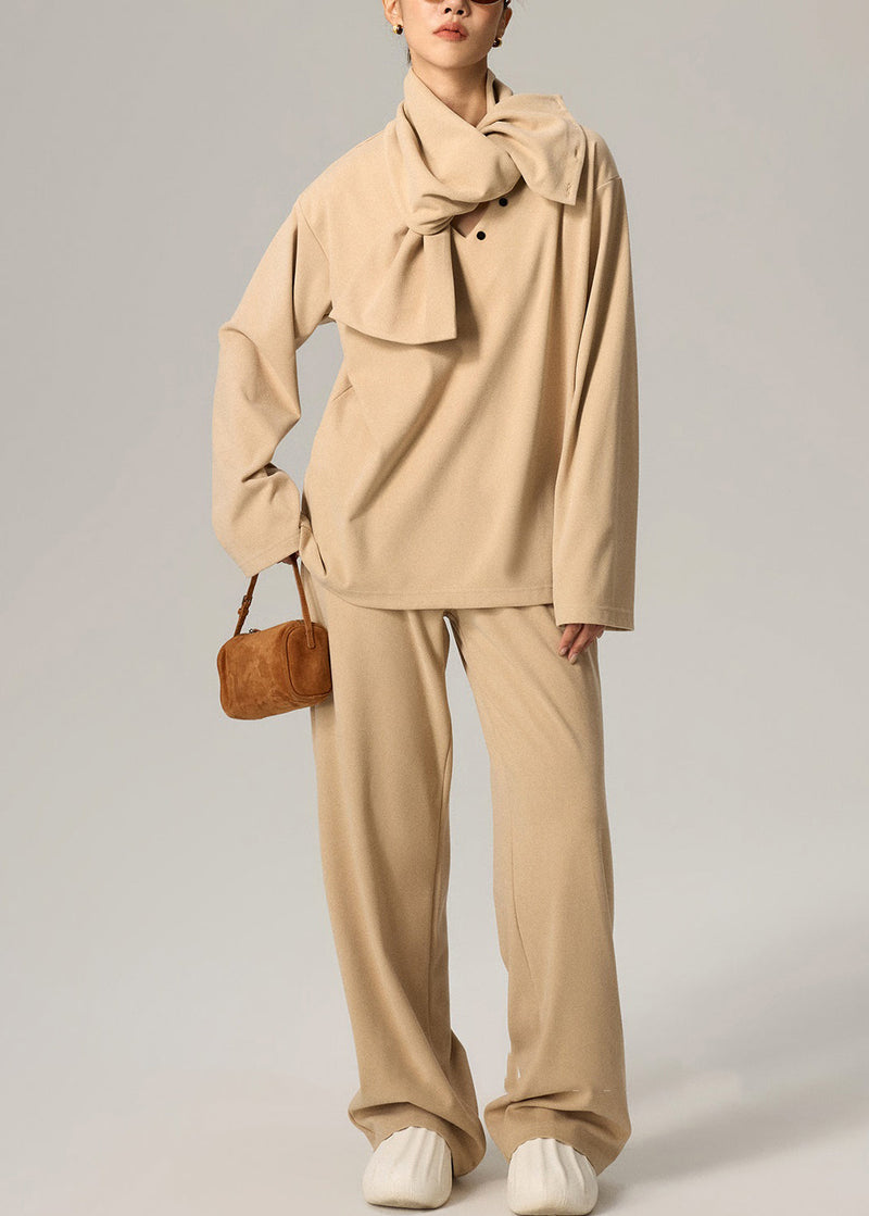 Light Camel Original Design Cotton Three Pieces Set