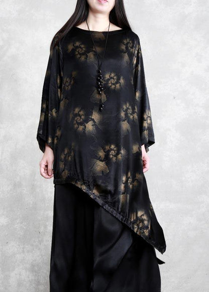 Spring New Suit Irregular Top + Wide Leg Pants Two Piece Set