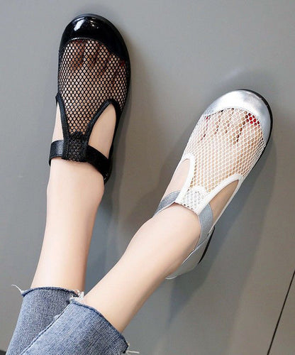 Black Breathable Mesh Hollow Out Best Sandals for Walking