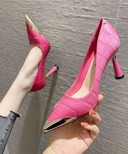 Pink High Heels Pointed Toe Stiletto High Heels