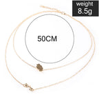 Zarte handwerkliche Halskette