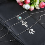 Zarte handwerkliche Halskette