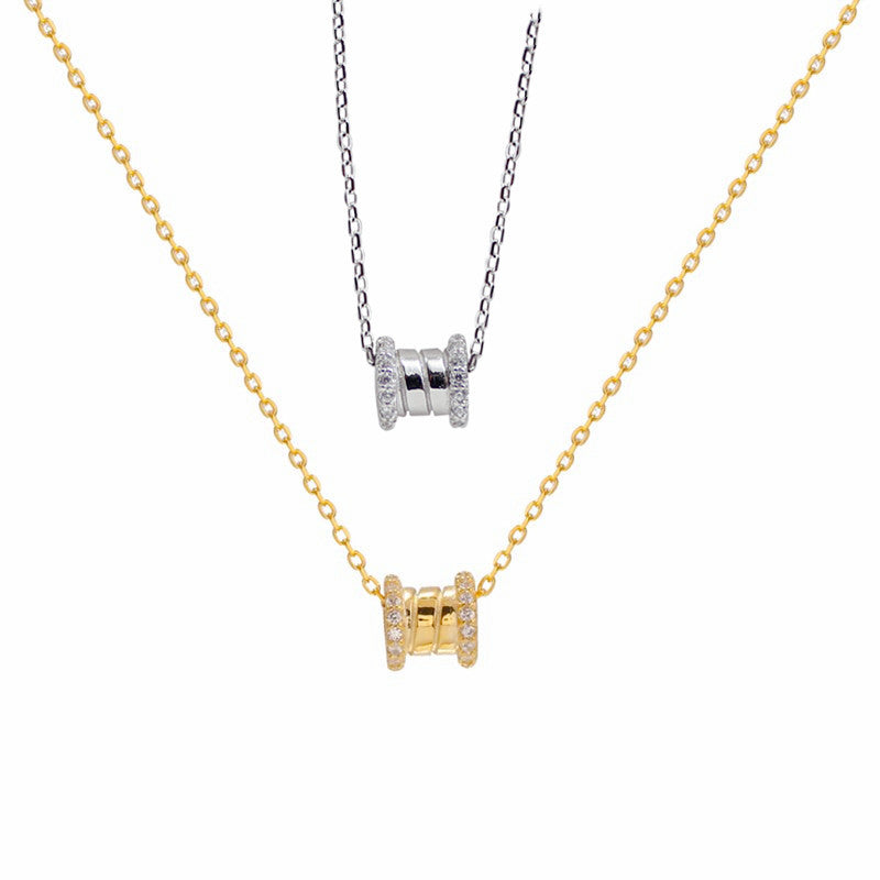 Handgefertigte Vintage Gold Halskette