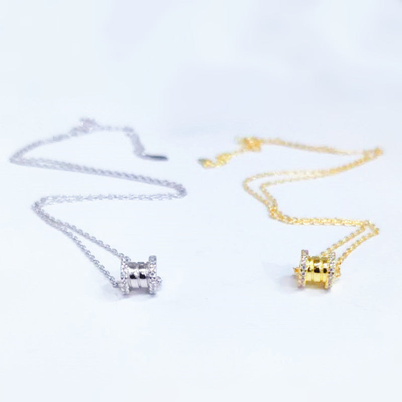 Handgefertigte Vintage Gold Halskette