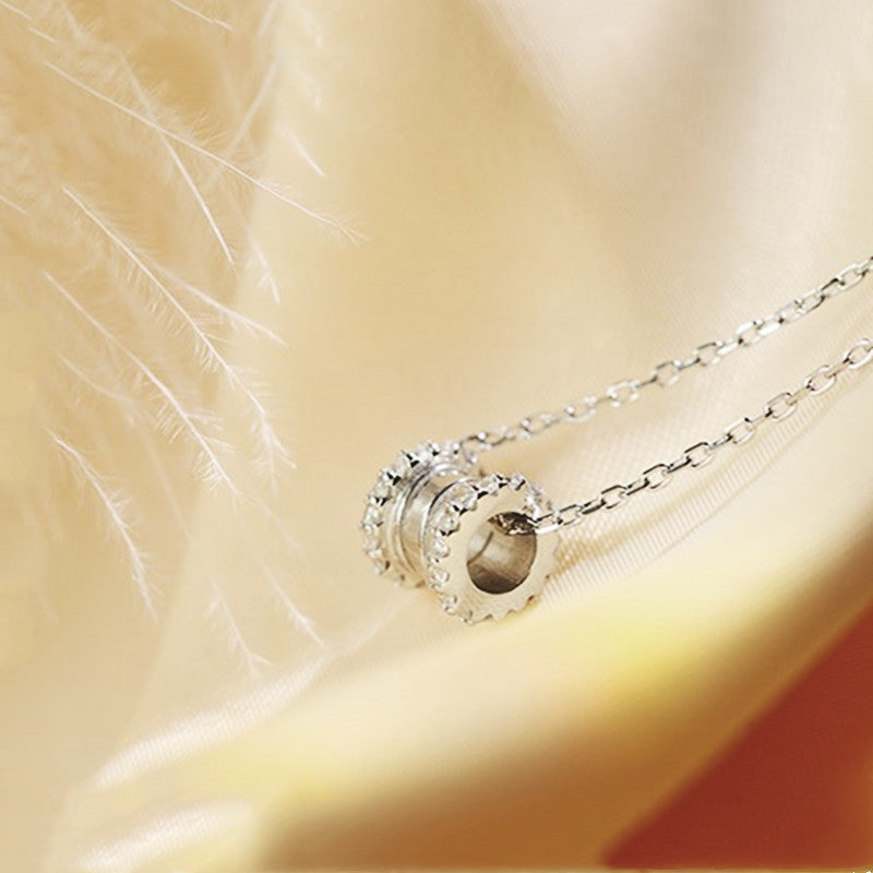 Handgefertigte Vintage Gold Halskette