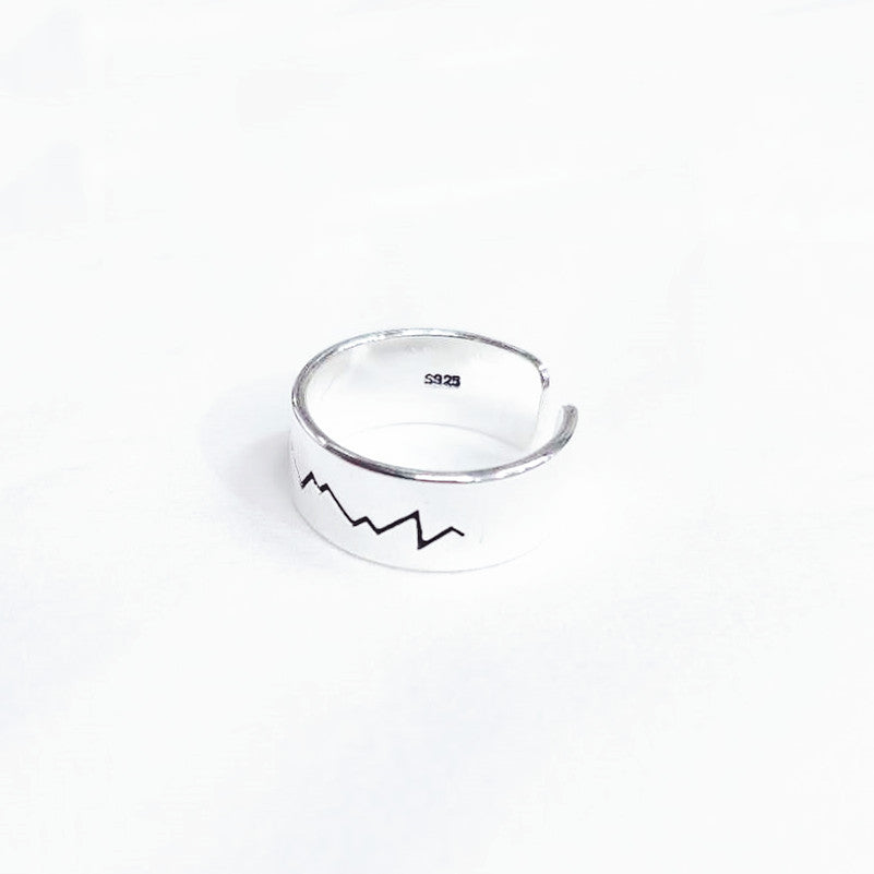 Klassische Silber Ring mit zeitloser Eleganz