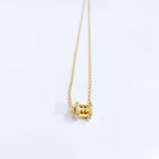 Handgefertigte Vintage Gold Halskette