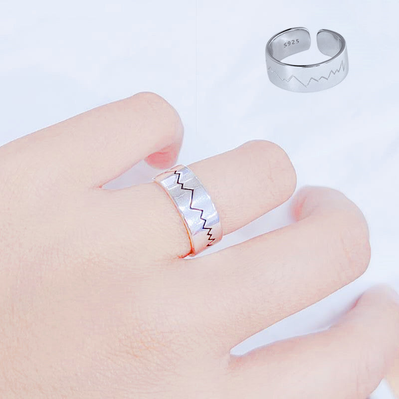 Klassische Silber Ring mit zeitloser Eleganz