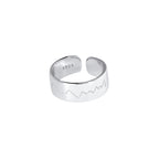 Klassische Silber Ring mit zeitloser Eleganz