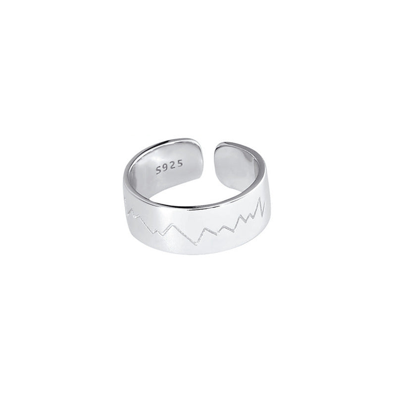 Klassische Silber Ring mit zeitloser Eleganz