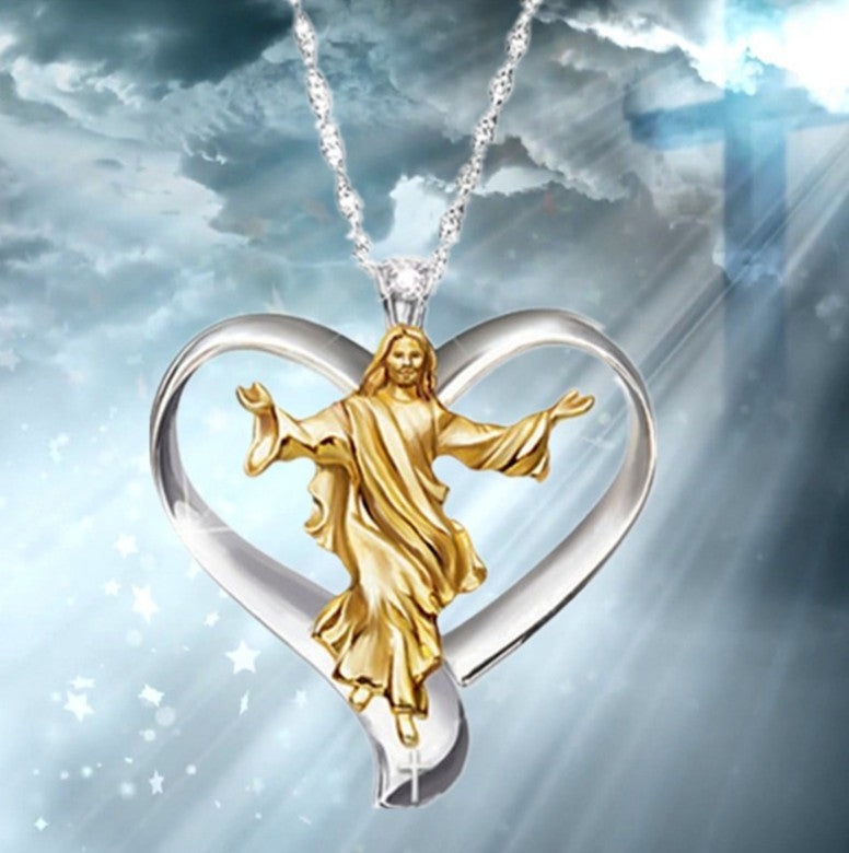 Schöne Gold Halskette mit einzigartigem Stil