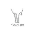 Zarte handwerkliche Halskette