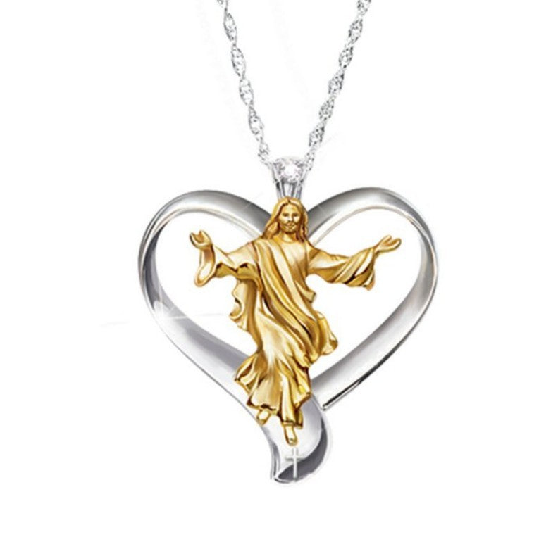 Schöne Gold Halskette mit einzigartigem Stil