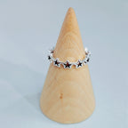 Zarte handwerkliche Silber Ring