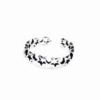 Zarte handwerkliche Silber Ring