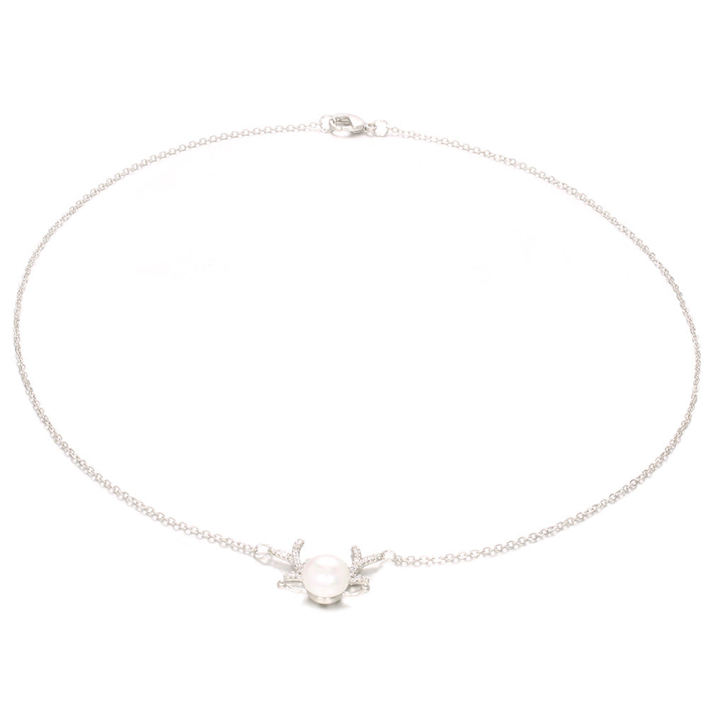 Romantische Perlen Halskette für besondere Momente