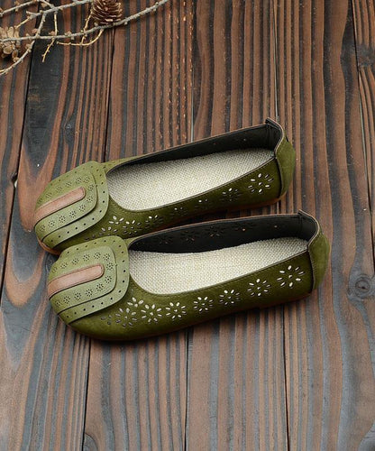 Beige for Hollow Out Flat Feet Shoes