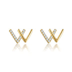 Schöne Silber Ohrring mit einzigartigem Stil