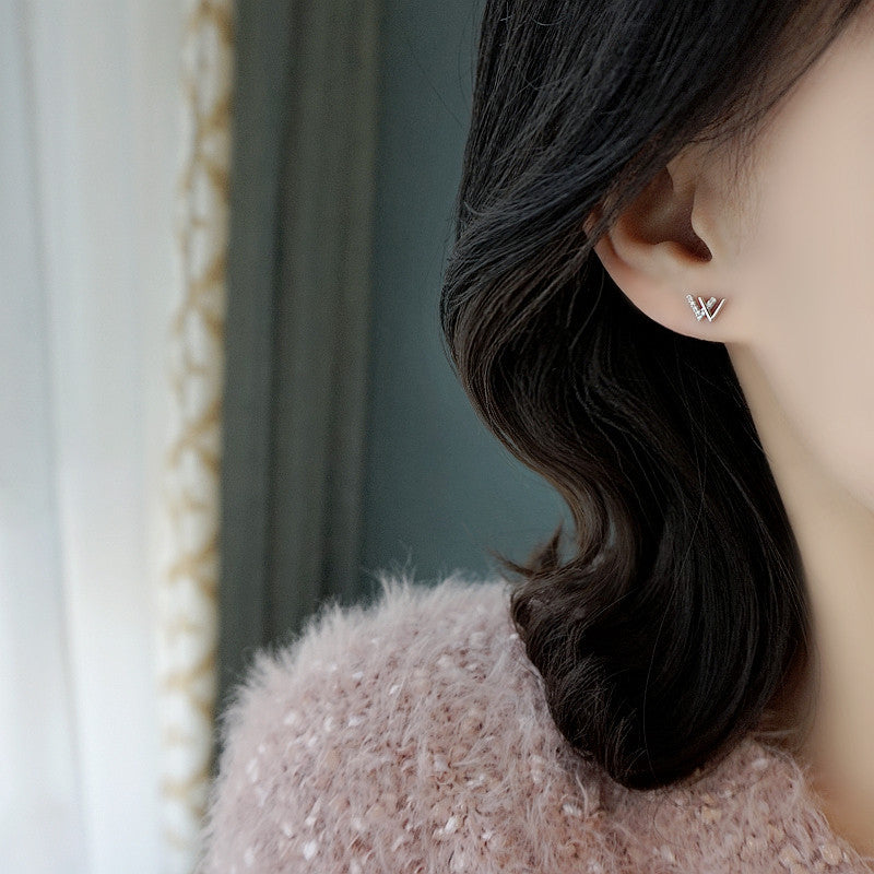 Schöne Silber Ohrring mit einzigartigem Stil