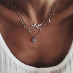 Zarte handwerkliche Halskette