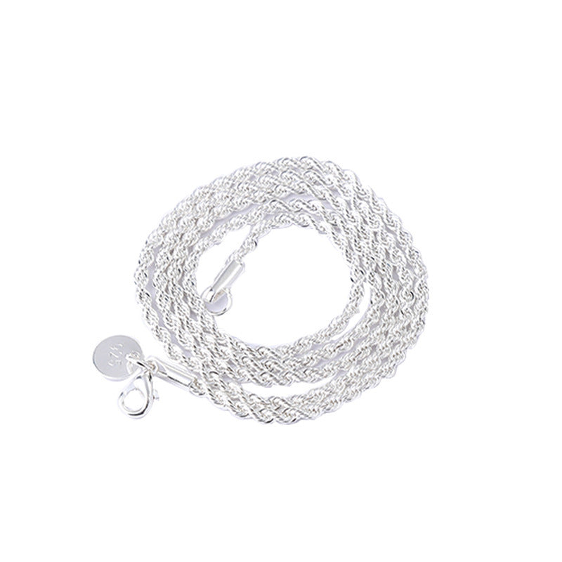 Klassische Silber Halskette mit zeitloser Eleganz