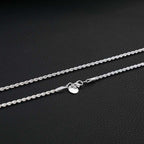 Klassische Silber Halskette mit zeitloser Eleganz