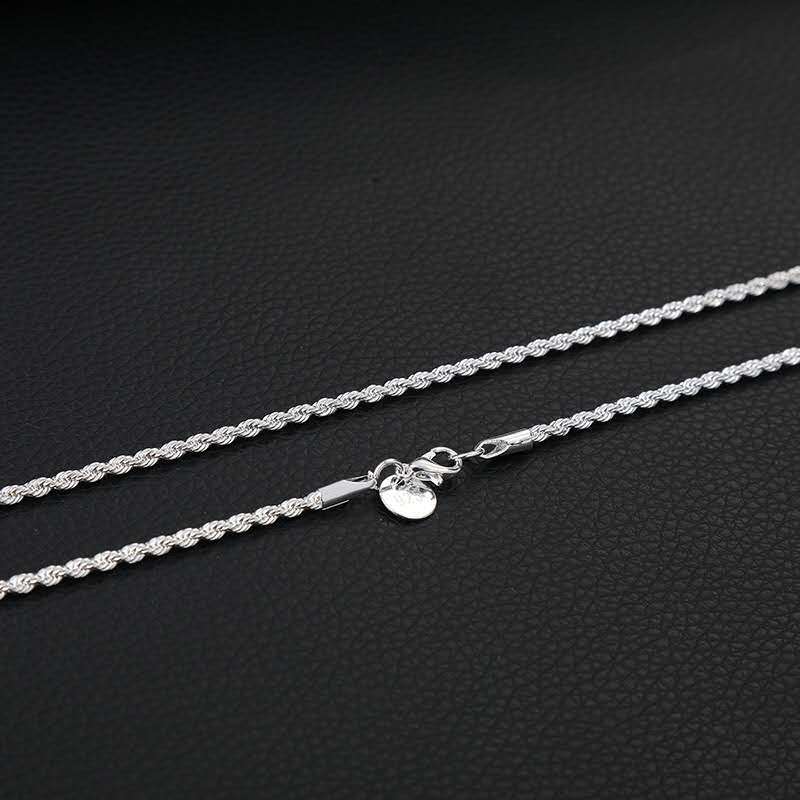 Klassische Silber Halskette mit zeitloser Eleganz