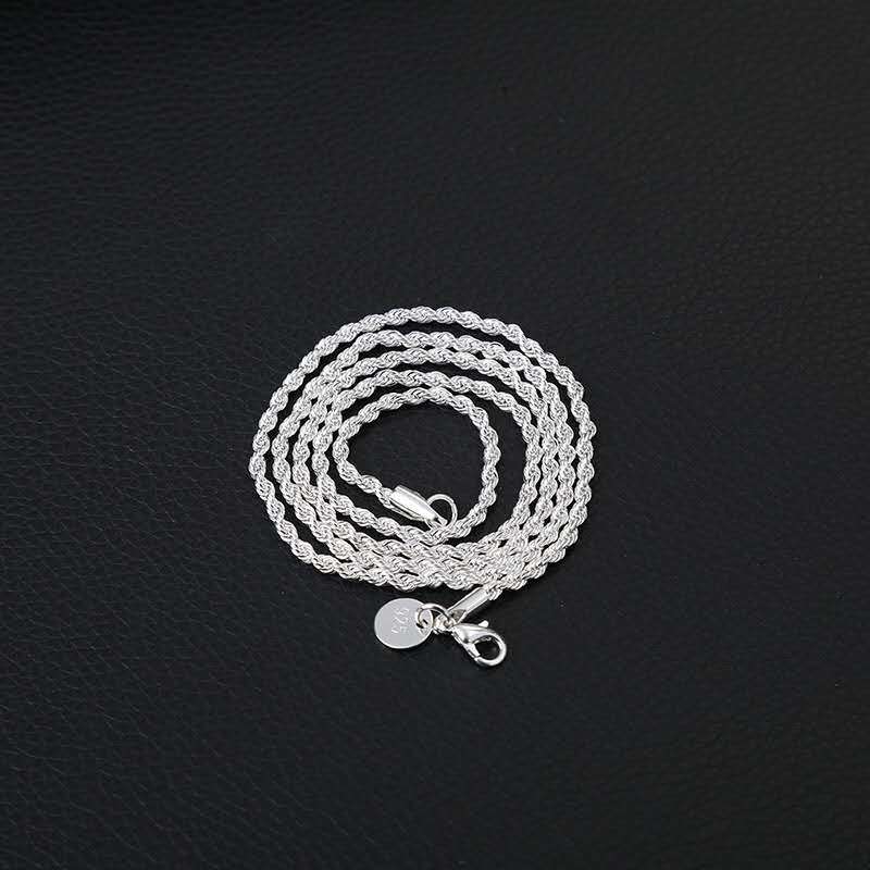 Klassische Silber Halskette mit zeitloser Eleganz