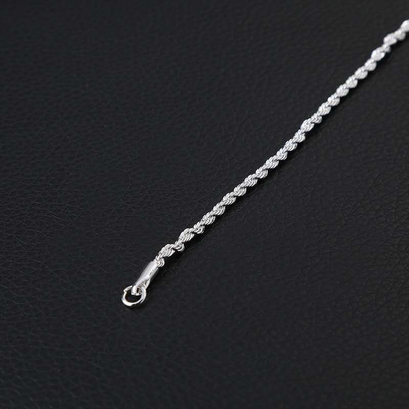 Klassische Silber Halskette mit zeitloser Eleganz