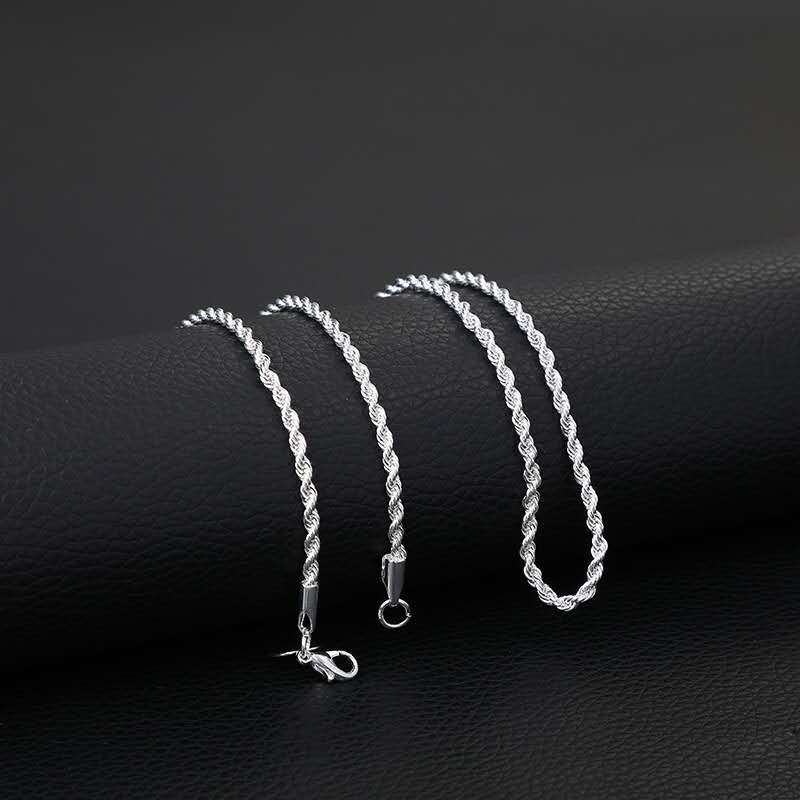 Klassische Silber Halskette mit zeitloser Eleganz