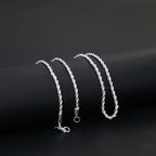 Klassische Silber Halskette mit zeitloser Eleganz