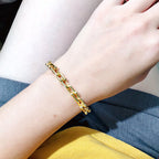 Zarte handwerkliche Gold Armband