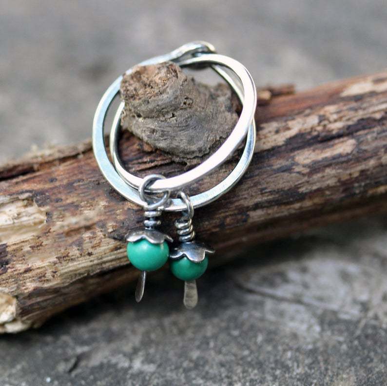 Schöne Silber Ohrring mit einzigartigem Stil