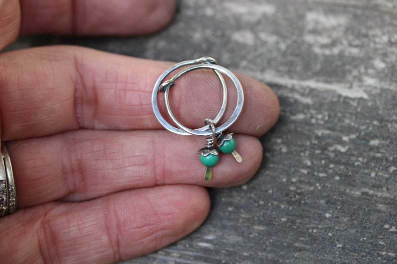 Schöne Silber Ohrring mit einzigartigem Stil