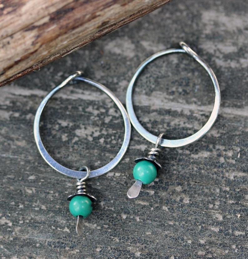 Schöne Silber Ohrring mit einzigartigem Stil