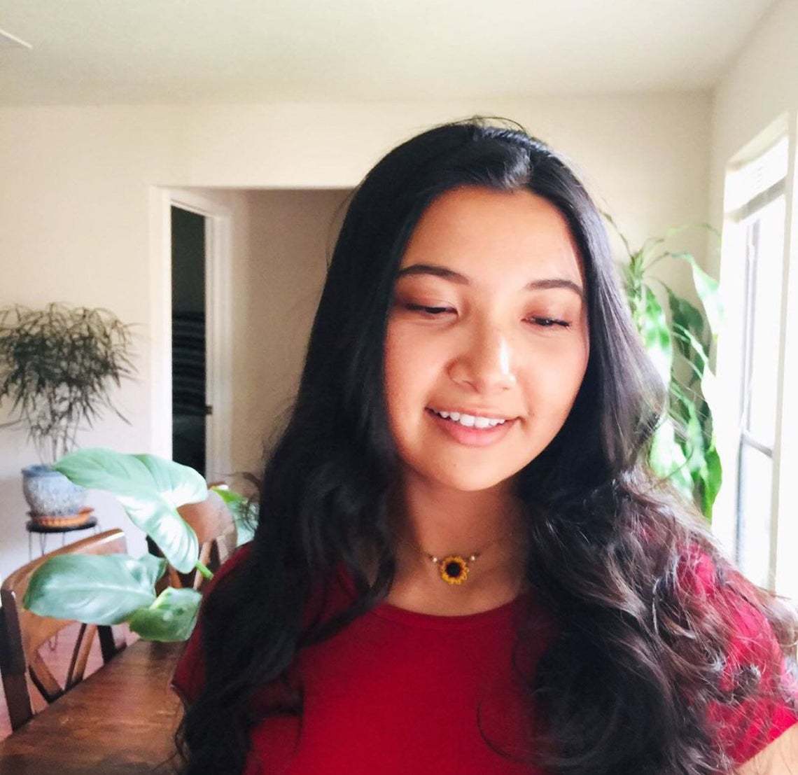 Handgefertigte Vintage Perlen Halskette