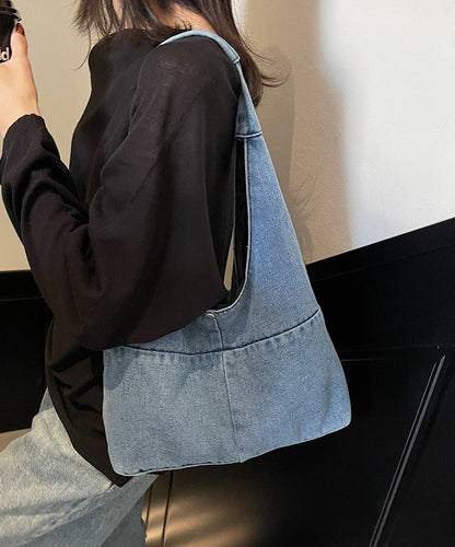Versatile Large Capacity Denim Shoulder Bag