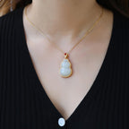 Zarte handwerkliche Silber Halskette